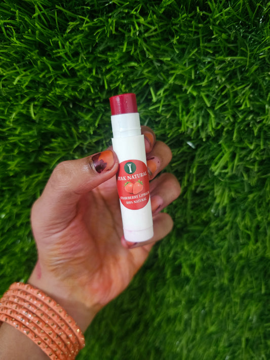 Natural Strawberry Chopstick Lip Balm