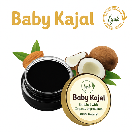 Iyaknatural Baby Kajal – 100% Natural & Organic Care for Delicate Eyes
